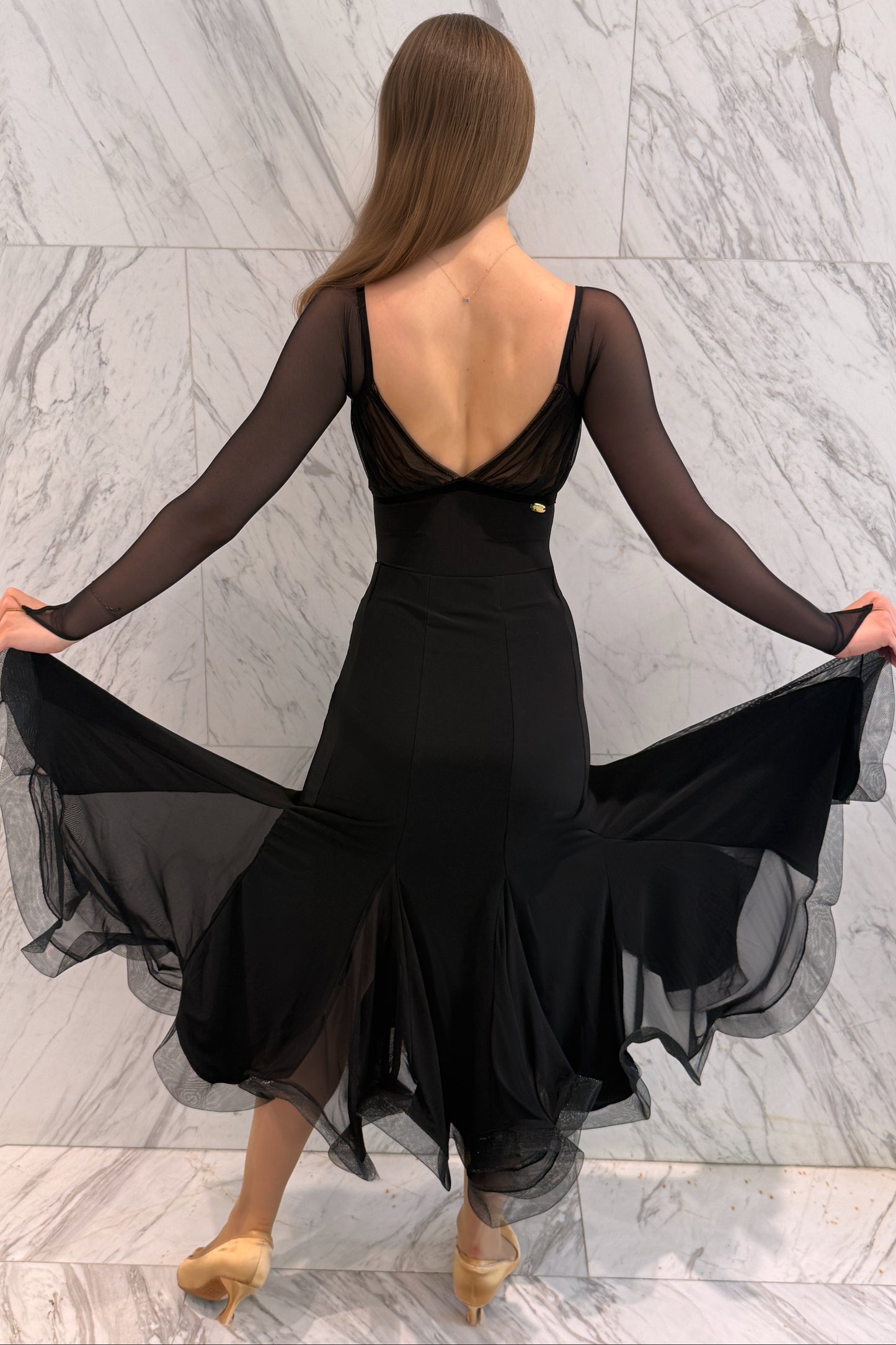 Mermaid ballroom skirt