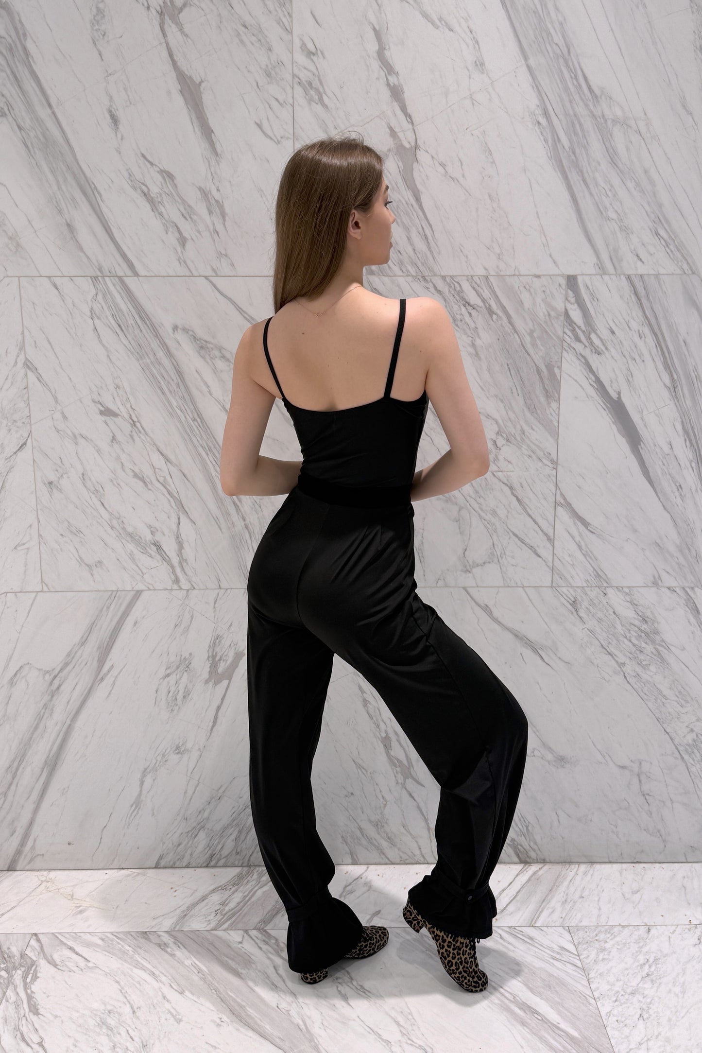 Classic black leotard
