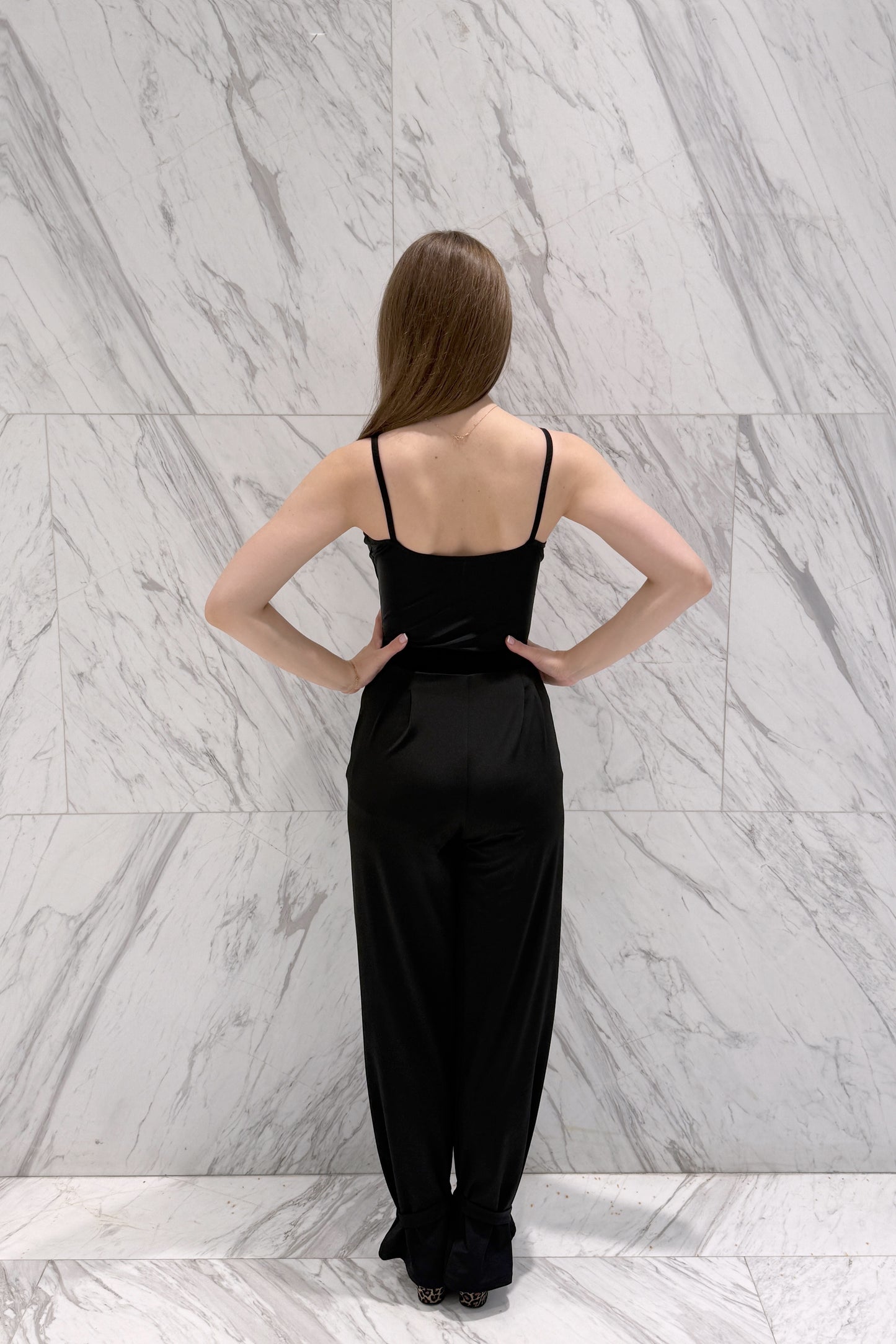 Classic black leotard