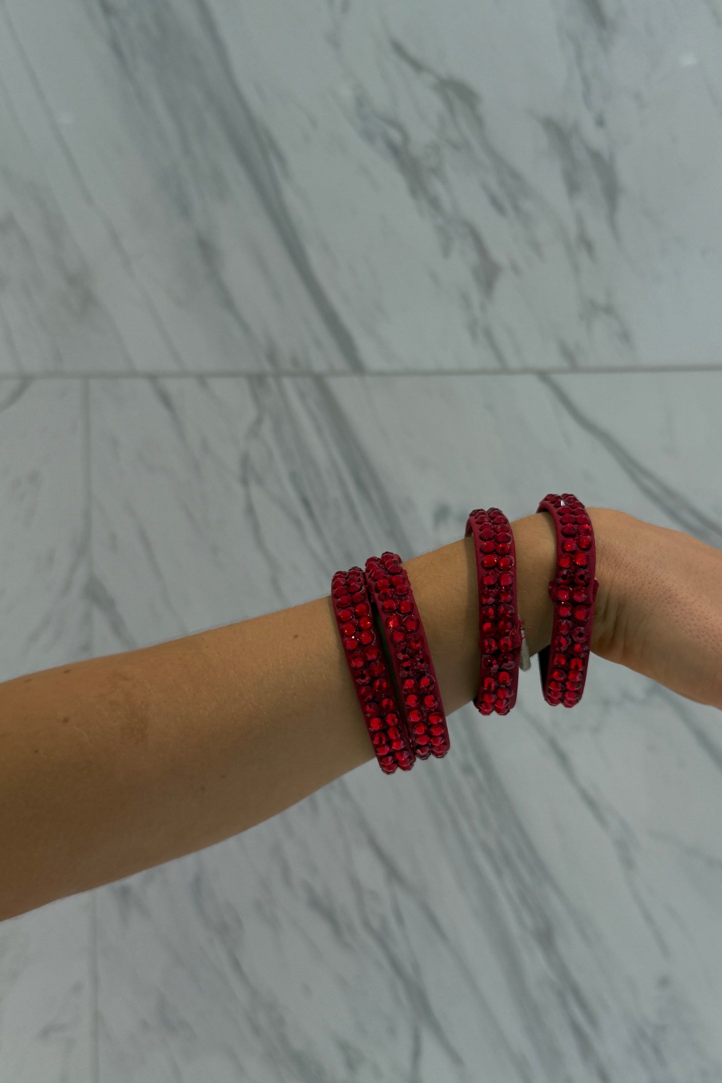 Red colour exclusive competition dress