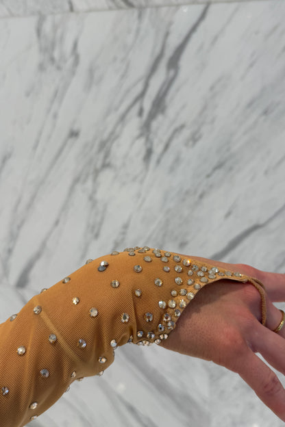 Blue on skin colour exclusive competition dress