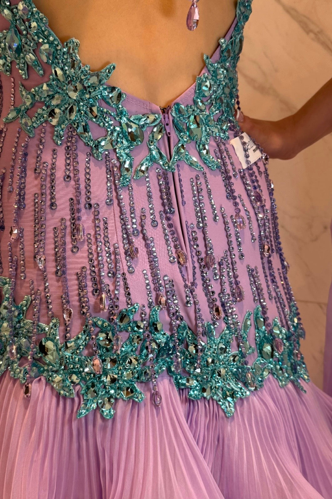 Purple exclusive competition dress
